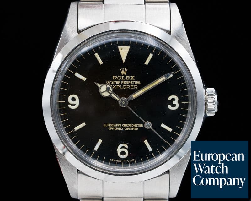 Image of Rolex Vintage Explorer I Gilt Glossy TROPICAL Dial 