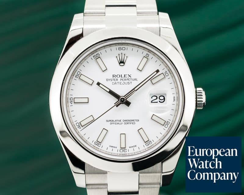 Image of Rolex Datejust II SS White Dial 