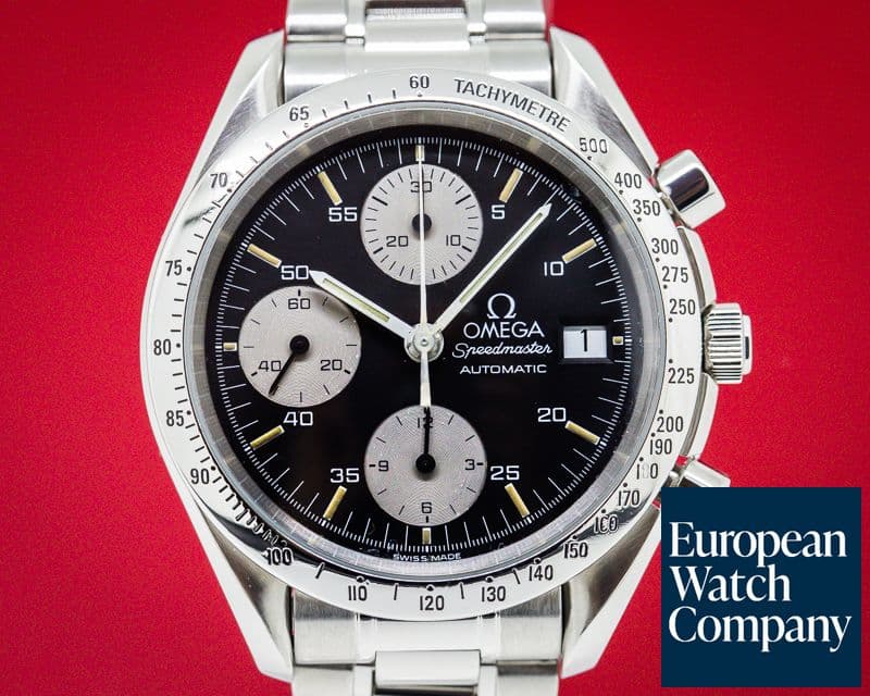 Image of Omega Speedmaster Automatic Chronograph Black Dial SS 
