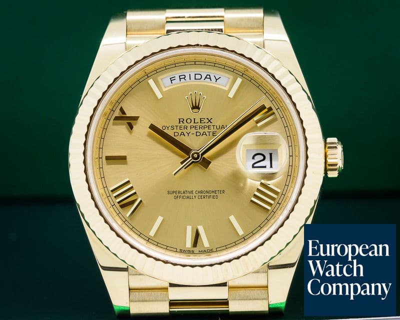 Image of Rolex Day Date Presidential 40mm Yellow Gold Roman
