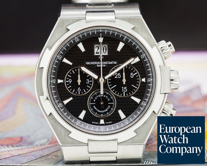 Image of Vacheron Constantin Overseas Chronograph Black Dial SS / SS 