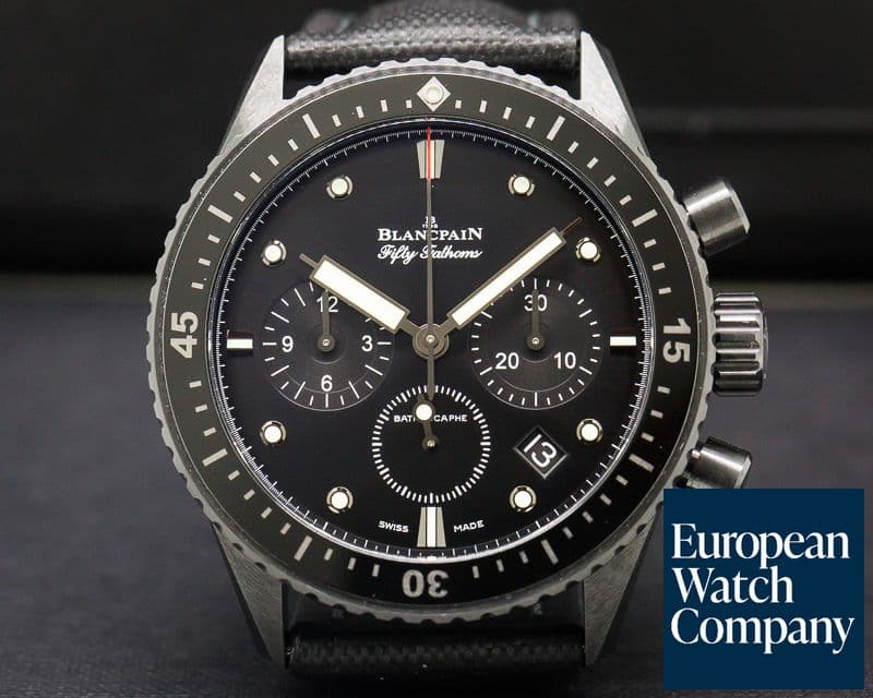 Image of Blancpain Fifty Fathoms Bathyscaphe Flyback Chronograph Ceramic 