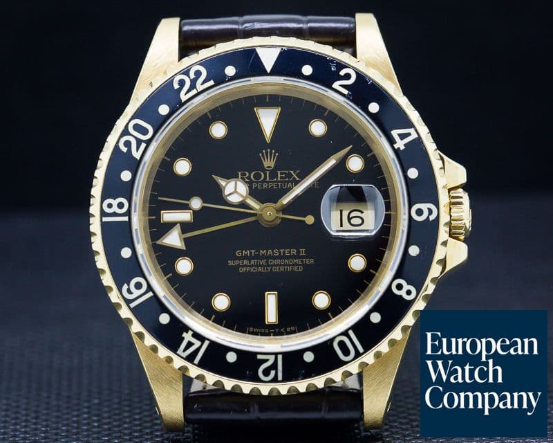 Image of Rolex GMT Master II 18k Yellow Gold / Sharp 