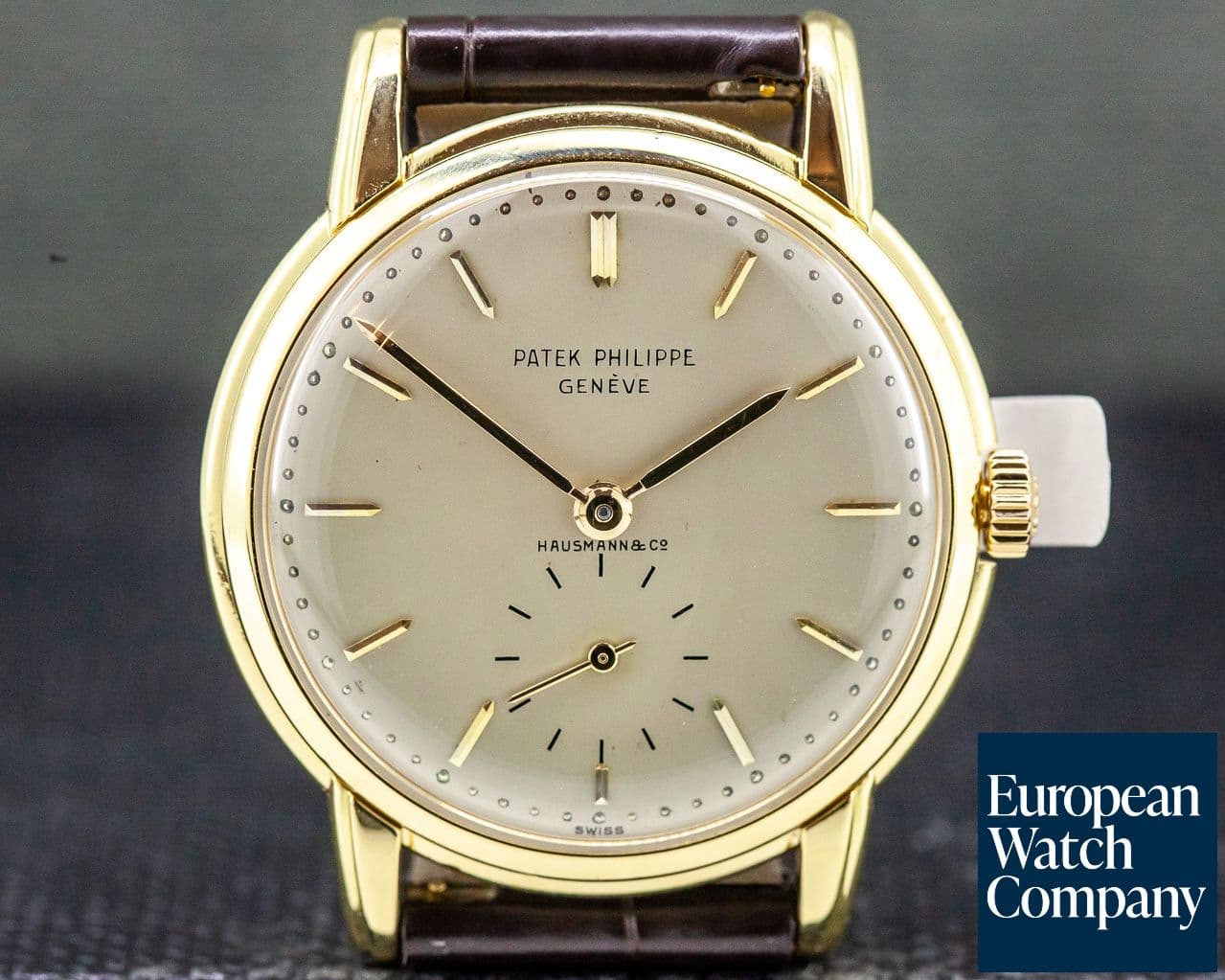 Image of Patek Philippe 2484 Yellow Gold Manual Wind "Hausmann & Co"