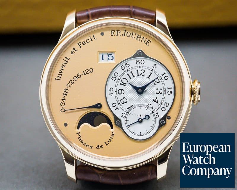 Image of F. P. Journe Octa Lune Automatic 18k Rose Gold / Rose Dial 38MM DEPLOY