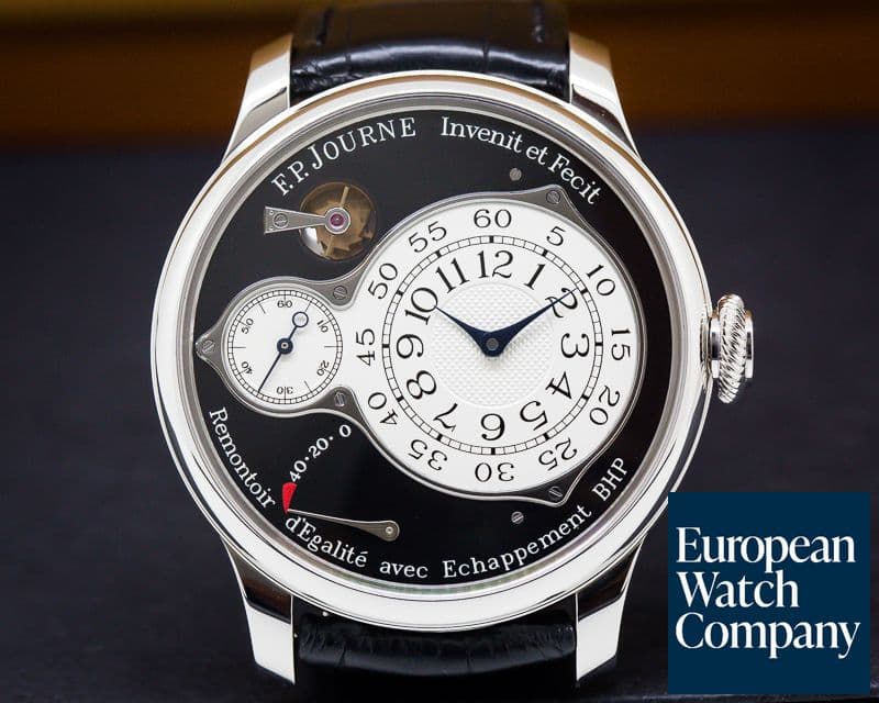 Image of F. P. Journe Chronometre Optimum Platinum / BLACK LABEL 40MM