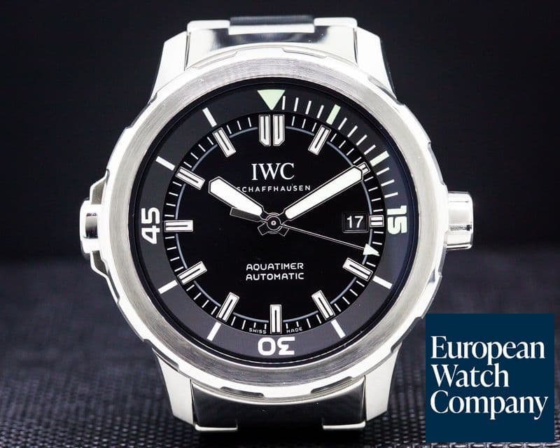 Image of IWC Aquatimer Automatic Black Dial SS / SS