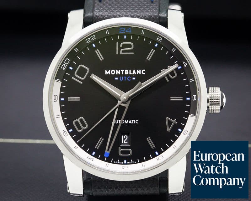 Image of Montblanc Timewalker UTC SS Black Dial 