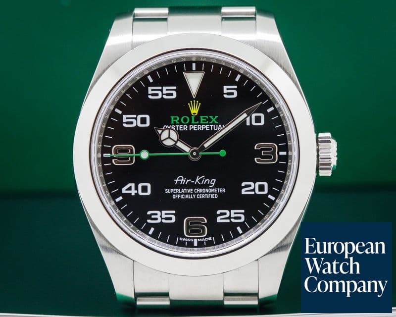Image of Rolex Air King Black Dial SS 
