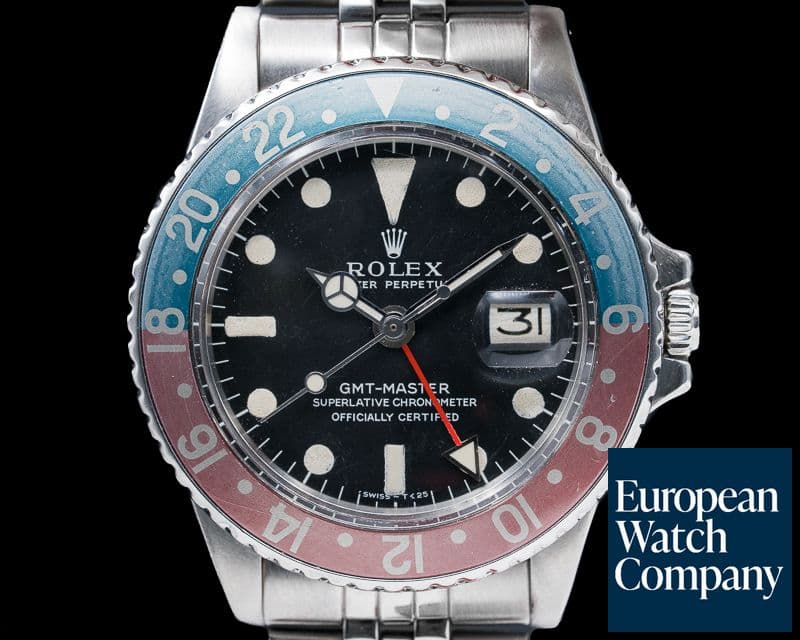 Image of Rolex Vintage GMT Master "Pepsi Bezel" SS / Jubilee Circa 1978