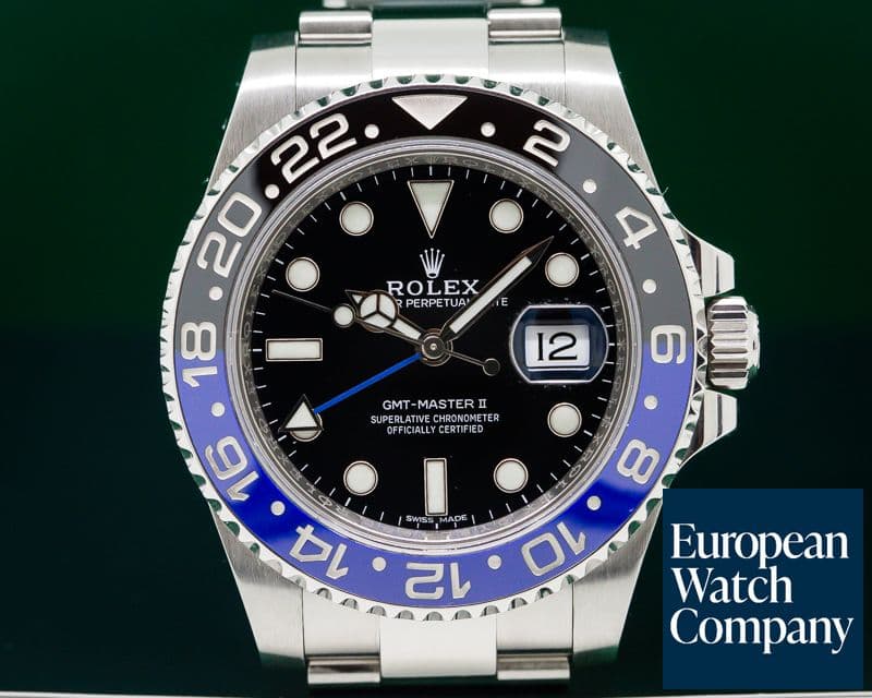 Image of Rolex GMT Master II Ceramic Black & Blue SS 