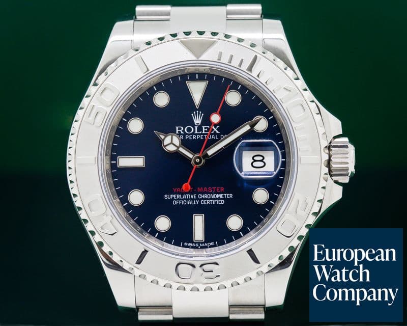 Image of Rolex Yacht Master SS Blue Dial / Platinum Bezel 