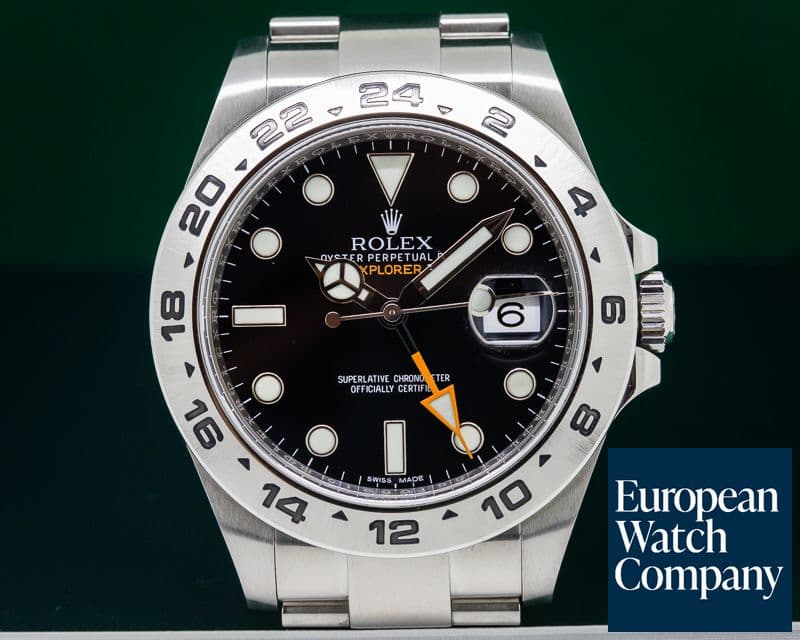 Image of Rolex Explorer II Black Dial SS / SS