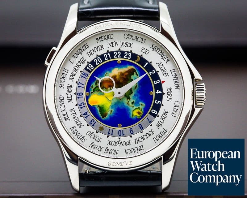 Image of Patek Philippe World Time Enamel Dial 18K White Gold 