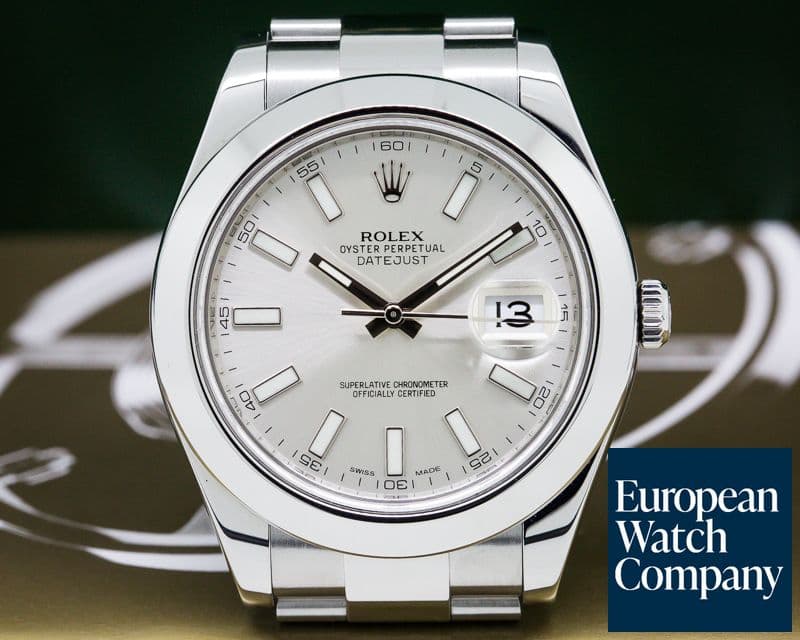 Image of Rolex Datejust II SS Silver Dial 