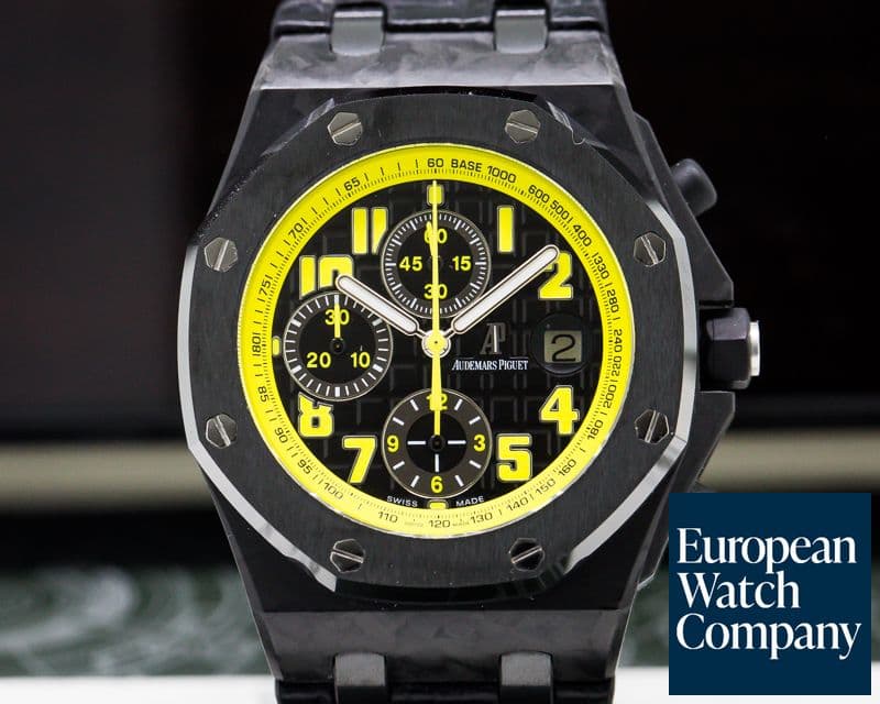 Image of Audemars Piguet Royal Oak Offshore "Bumble Bee" Chronograph Carbon / Ceramic 