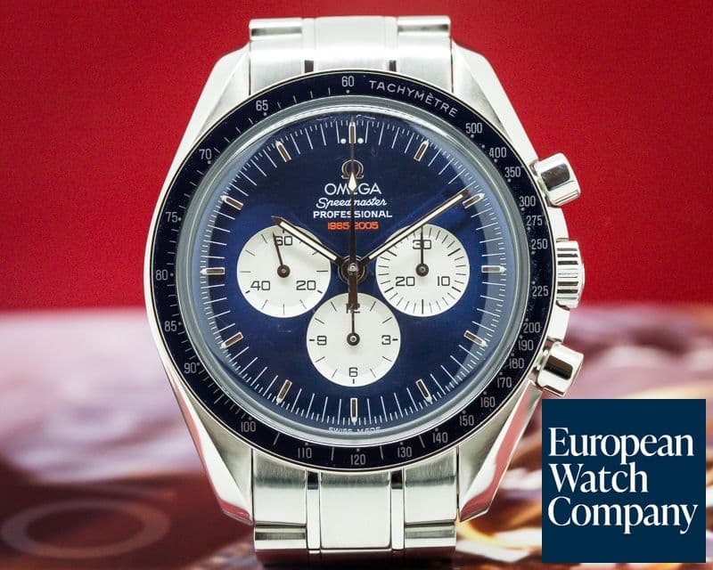 Image of Omega Speedmaster Professional Gemini 4 RARE SS Blue Dial 