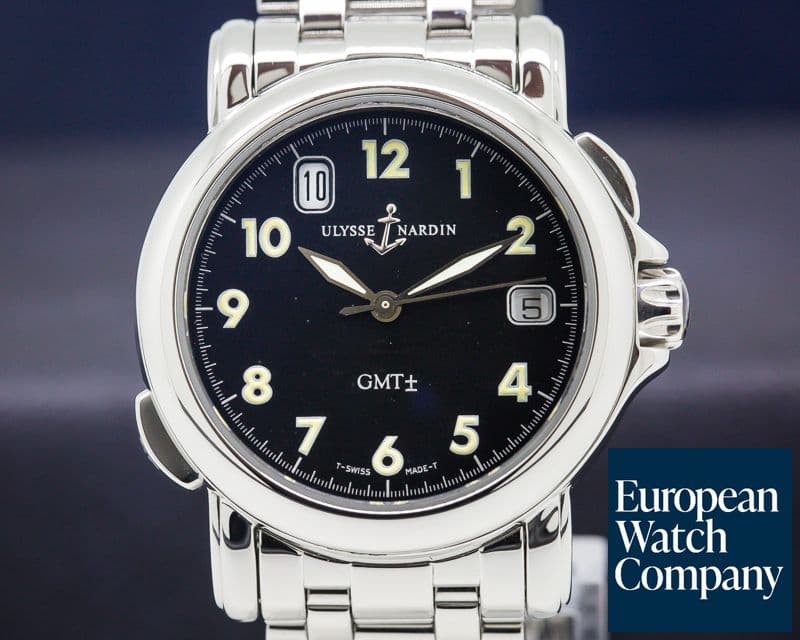 Image of Ulysse Nardin San Marco GMT Black Dial SS