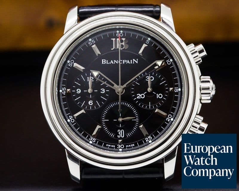 Image of Blancpain Leman Chronograph SS / Alligator 