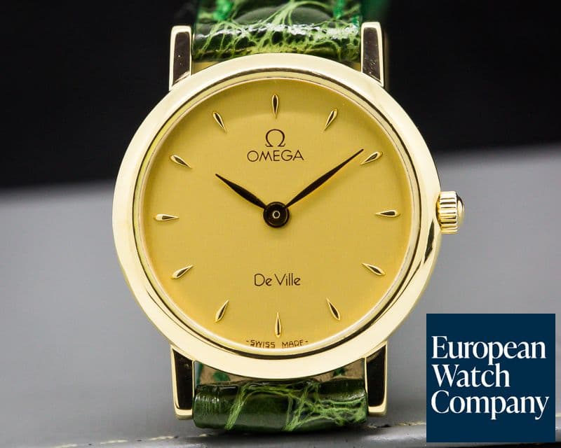 Image of Omega DeVille Quartz 18k Yellow Gold 24mm