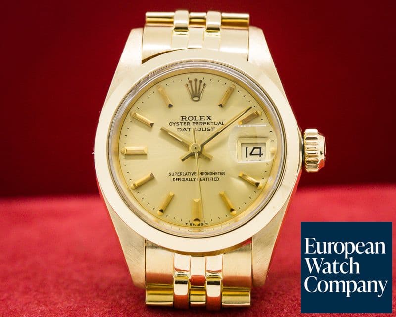 Image of Rolex Lady Datejust 18k Yellow Gold Jubille