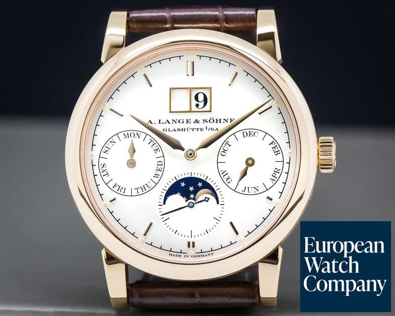 Image of A. Lange and Sohne Saxonia Annual Calendar 18K Rose Gold 