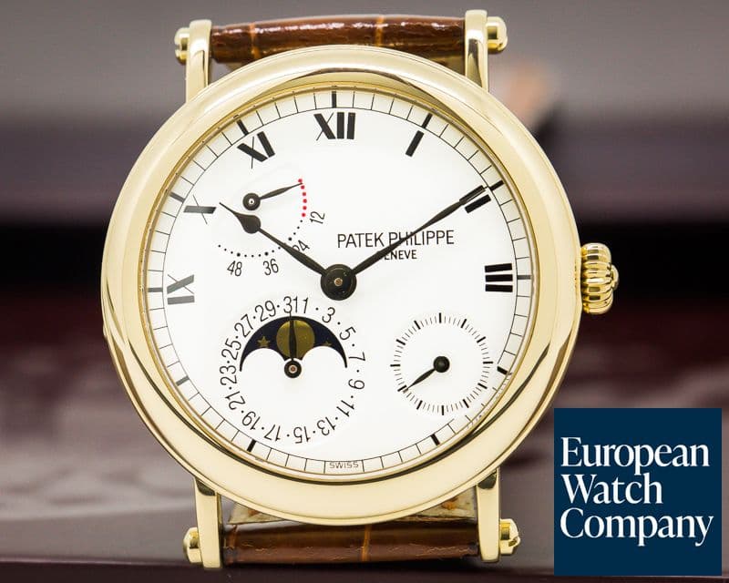 Image of Patek Philippe Power Reserve Moonphase 18K Yellow Gold 