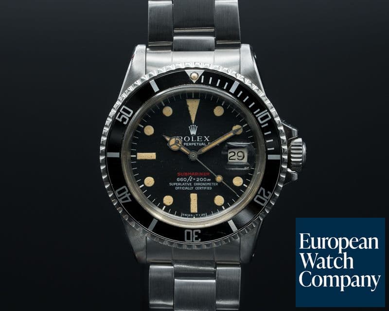 Image of Rolex Submariner RED MK IV Circa 1971 SS FULL SET