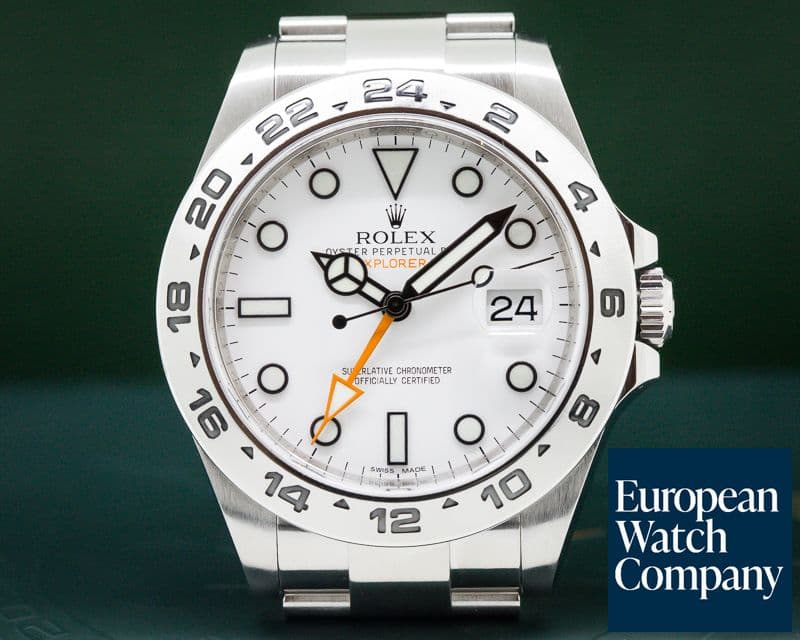 Image of Rolex Explorer II White Dial 