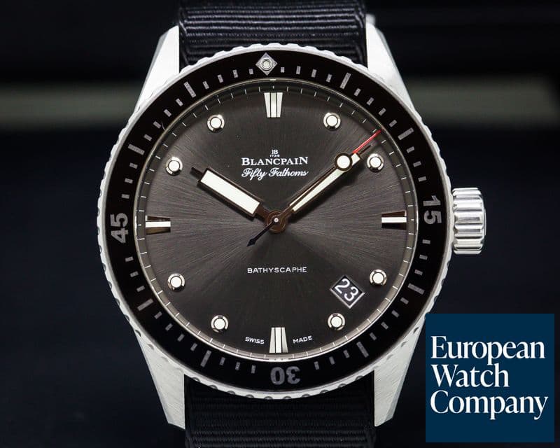 Image of Blancpain Fifty Fathoms Bathyscaphe Stainless Steel
