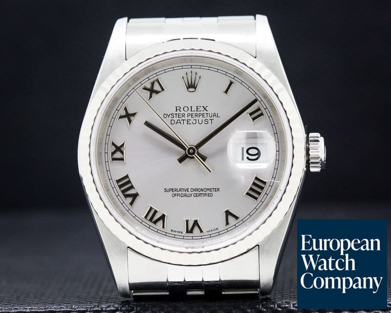 Image of Rolex Datejust SS Grey Dial/White Gold Bezel