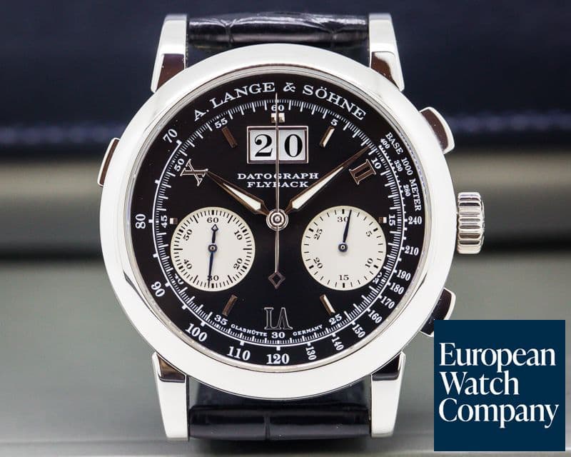 Image of A. Lange and Sohne Datograph Flyback Platinum/Deployant Buckle