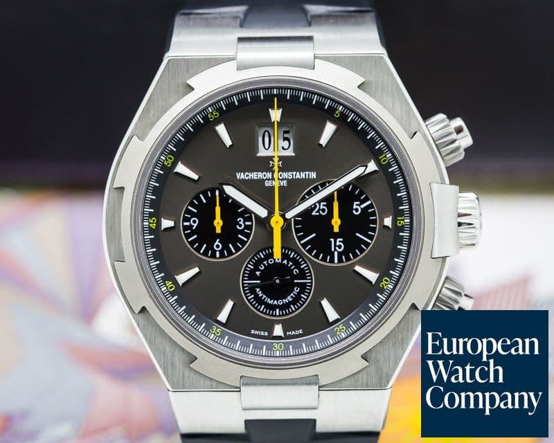 Image of Vacheron Constantin Overseas Chronograph SS Gray Dial / Rubber 
