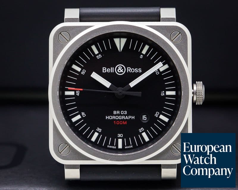 Image of Bell & Ross BR 03-92-HOR-BLC/SRB 
