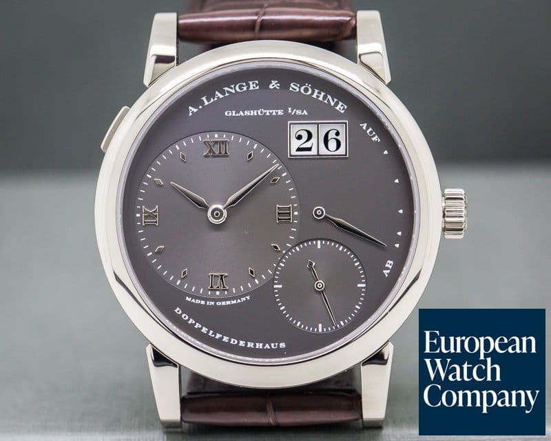 Image of A. Lange and Sohne Lange 1 Grey Slate Dial White Gold 