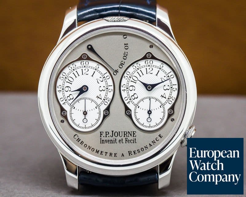 Image of F. P. Journe Chronometre Resonance
Platinum Silver Dial 40MM