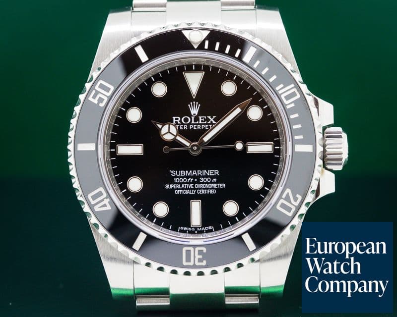 Image of Rolex Submariner No Date Ceramic Bezel SS