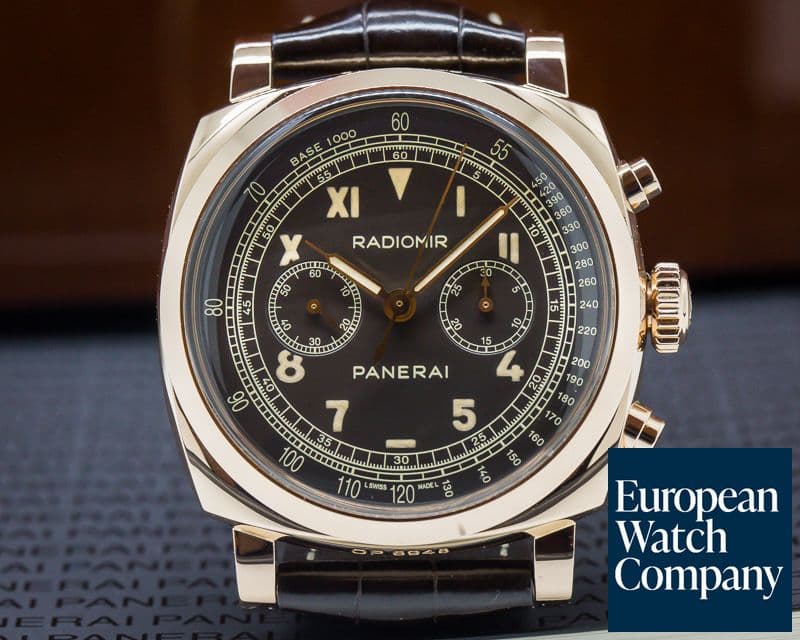 Image of Panerai Radiomir 1940 Chronograph 18k Rose Gold LIMITED