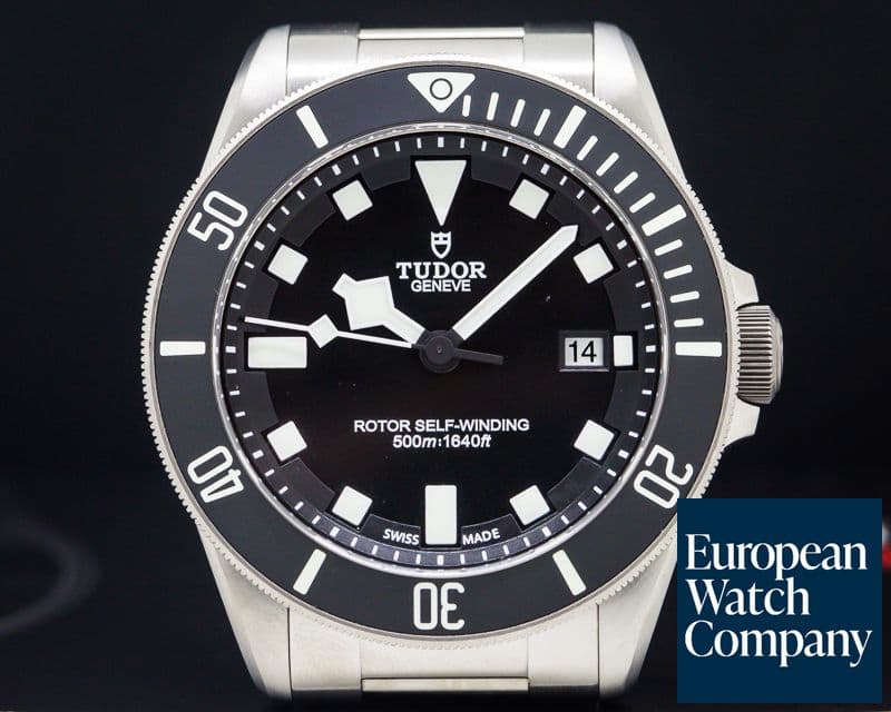 Image of Tudor Pelagos Black Dial Titanium / Bracelet