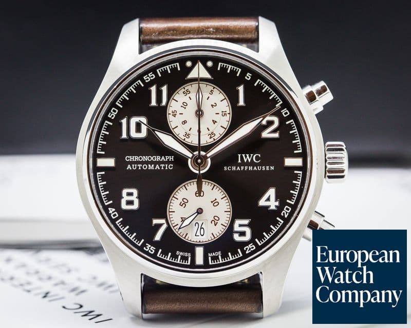 Image of IWC Pilots Chronograph Edition Antoine de Saint Exupery Steel