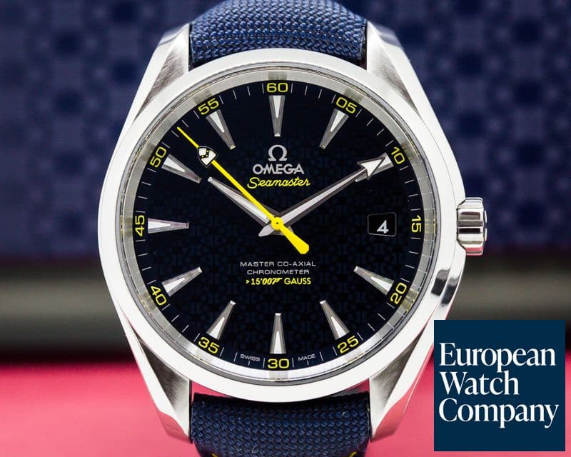 Image of Omega Aqua Terra Co-Axial 150M Blue Dial SS / Strap