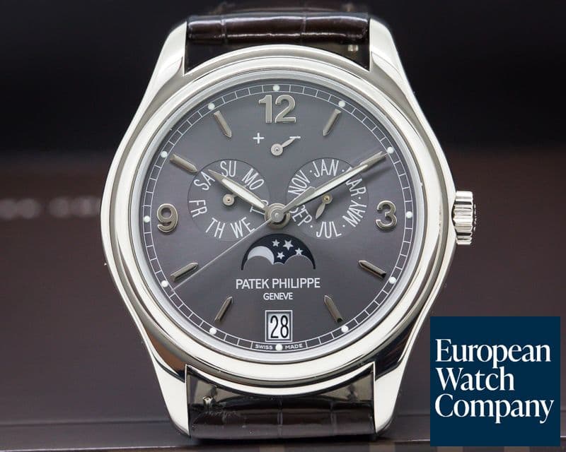 Image of Patek Philippe Annual Calendar 18K White Gold Slate Dial 