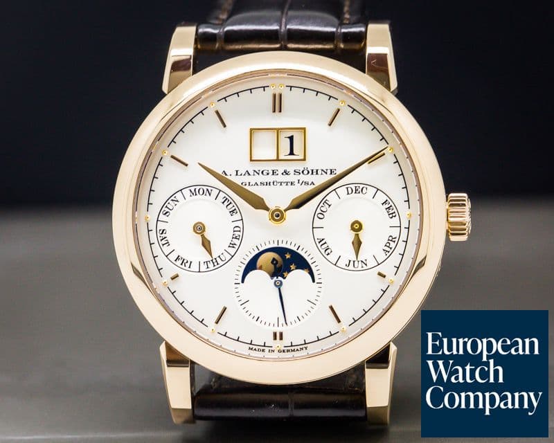 Image of A. Lange and Sohne Saxonia Annual Calendar 18K Rose Gold 