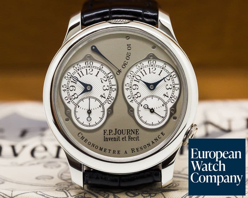 Image of F. P. Journe Chronometre Resonance
Platinum Silver Dial 40MM