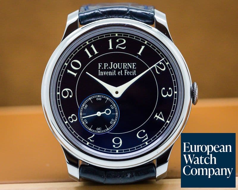 Image of F. P. Journe Chronometre Bleu Tantalum Blue Dial UNWORN