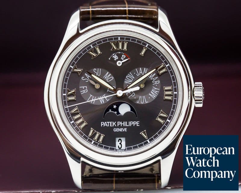 Image of Patek Philippe Annual Calendar Power Reserve Grey Dial Platinum 