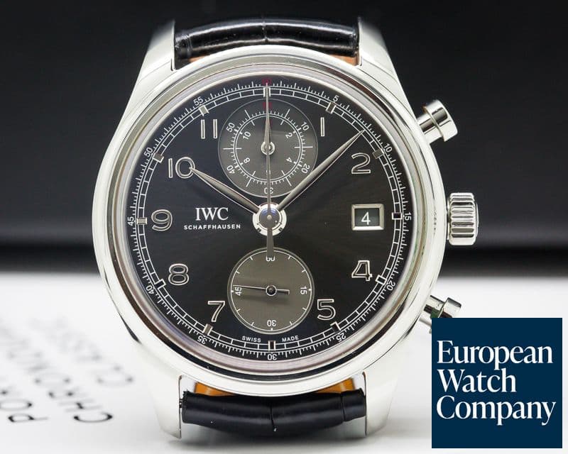 Image of IWC Portuguese Chronograph Classic SS / Grey Dial 