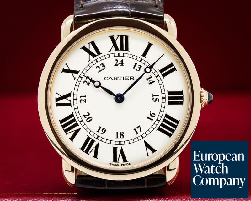 Image of Cartier Ronde Louis "Privee Collection" Manual Wind 18K Rose Gold 