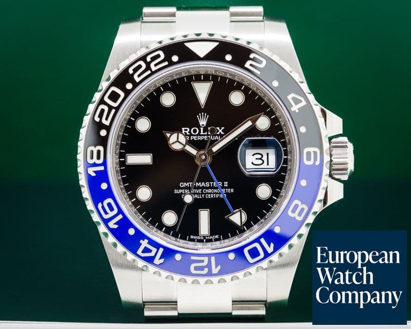 Image of Rolex BLNR GMT Master II Ceramic Black & Blue SS UNWORN