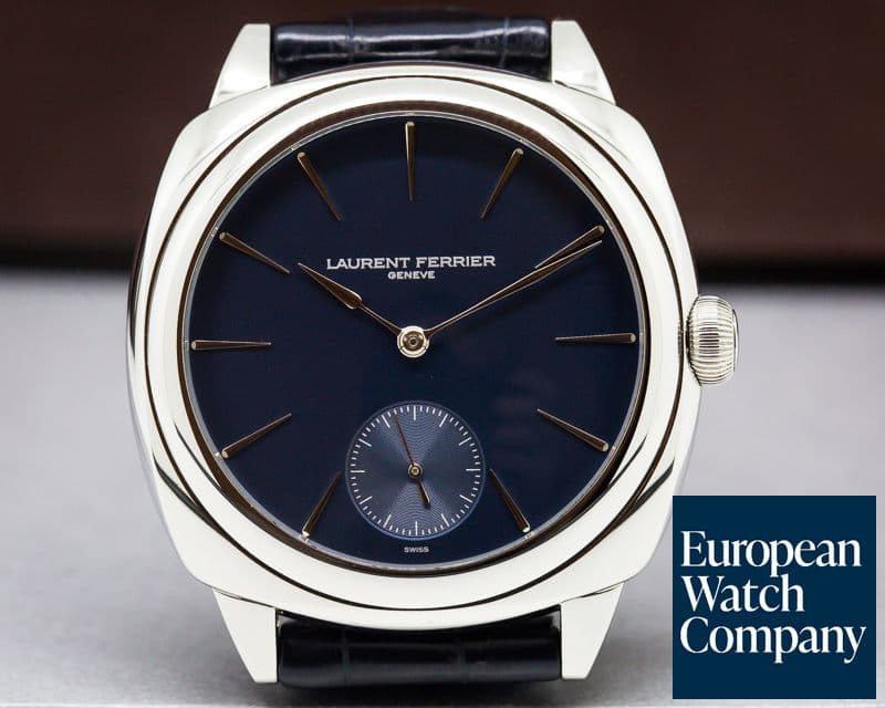 Image of Laurent Ferrier Galet Micro-Rotor Square SS Blue Dial 